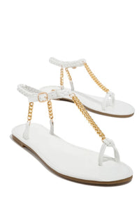 Breathable Large Size Clip Finger Chain Viscose Sandals Sandals Casual Everyday Women's Shoes Roman Shoes