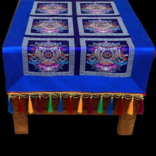 Load image into Gallery viewer, Tibetan-style folk wind tablecloth custom retro long table tea tablecloth Buddha hall decoration for tablecloth Buddha tablecloth