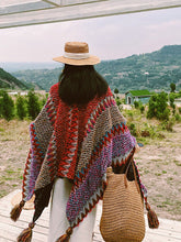 Load image into Gallery viewer, Ethnic style Tibetan wear cape coat shawl Lhasa scarf women wear grassland cloak outside