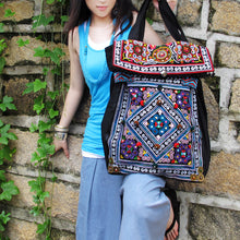 Load image into Gallery viewer, Original Ethnic Embroidery Bag Large Capacity One Shoulder Portable BAG TRAVEL BAG Canvas Bag Women&#39;s Bag
