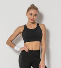 Load image into Gallery viewer, Yoga Breathable High-bounce Dry Sports Bra Vest Sports Fitness Wear Tights Running Yoga Clothes Women&#39;s Sports Top