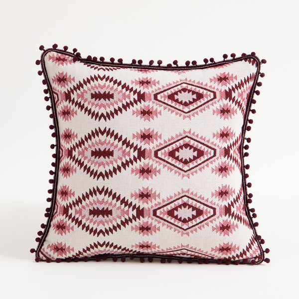 Moroccan flower hairball geometric throw pillow cushion pillowcase
