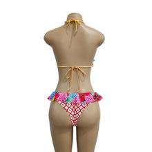 Load image into Gallery viewer, Pleated Ruffled Straps Sexy Sweet Bikini
