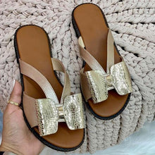 Load image into Gallery viewer, Summer Women Slippers Cute Butterfly-Knot Casual Sandals Lady Slides Zapatillas Mujer Flats Slip-On Women Shoes for Women 2021