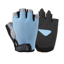 Load image into Gallery viewer, Summer men/women fitness gloves gym weightlifting cycling yoga bodybuilding training thin breathable non-slip half finger gloves -2