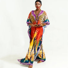 Load image into Gallery viewer, Swim Cover Up Sun Kaftan Praia Pareo Plus Size Plage Tunique Output Capes Beach Outings For Woman