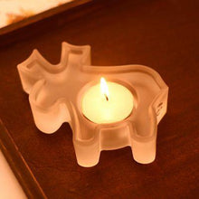 Load image into Gallery viewer, 2 kinds glass candle holder Xmas   Christmas party