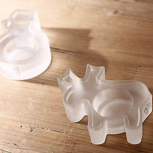 2 kinds glass candle holder Xmas   Christmas party