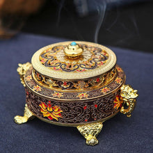 Load image into Gallery viewer, All-metal incense Holder incense Burner home indoor aromatic creative tea ceremony ornaments