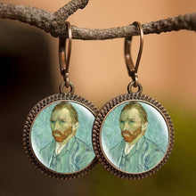 Load image into Gallery viewer, Retro Oil Painting Earrings