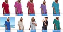Load image into Gallery viewer, Bikini hollow beach blouse knitted sun protection clothing wholesale