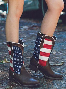 National Flag Boots Shoes