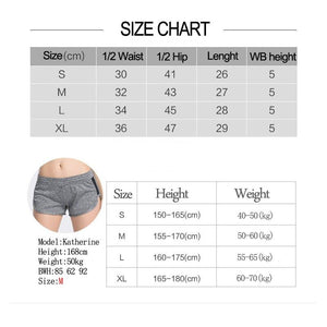 Women Sport Running Shorts Grey Color Skinny Yoga  Gym  Fitness Shorts Workout Clothes Jogging Sportwear