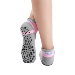 Women Sports Fitness Yoga Socks Round Head Cotton Non-Slip Breathable Sports Socks Ventilation Pilates Ballet Socks Dance Sock