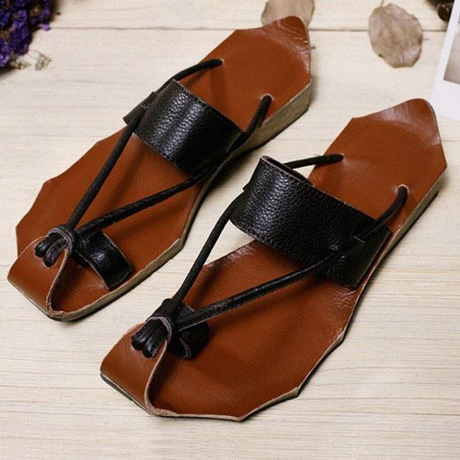 Women Summer Leather Sandals