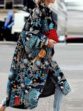 Load image into Gallery viewer, Fashion Star Print Long sleeve Coat