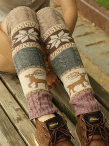 Bohemia Knitting Over Knee-high 4 Colors Leg Warmer Stocking