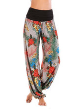 Load image into Gallery viewer, Floral Printed Wide Leg Casual Pants