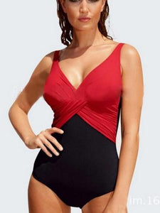 Large Size Ladies One Piece Sexy Swimsuit