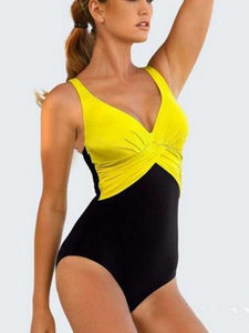 Large Size Ladies One Piece Sexy Swimsuit