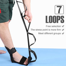 Load image into Gallery viewer, Rehabilitation Training Lacing Band Assisted Ankle Ligament Stretcher Velcro Yoga Assisted Stretching Band