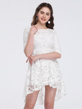 Load image into Gallery viewer, Temperament Waist Skirt Seven-piece Sleeve Slender Lace Dress