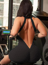 Load image into Gallery viewer, Hot Raised Buttocks Short Yoga Jumpsuits