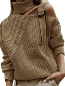 Autumn and Winter Solid Knitwear
