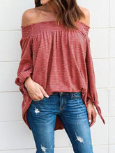 Load image into Gallery viewer, Off-the-shoulder Long Sleeves Blouse&amp;shirt Tops