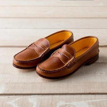 Load image into Gallery viewer, Comfortable Retro Flat Big Yards Solid Color Flat Shoes Loafers