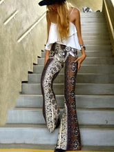 Load image into Gallery viewer, Sexy Snake Pattern Bell-bottoms Casual Pants