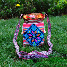 Load image into Gallery viewer, Ethnic Embroidery Bags  Hand-woven Cross-stitch Mini Slung Bag Mobile Phone Bag Girl