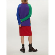 Load image into Gallery viewer, New Rainbow Striped Sweater Female Knit Top